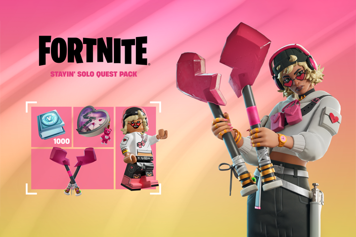 Fortnite - Stayin' Solo Quest Pack + 1000 V-Bucks Challenge